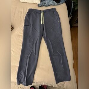 Gray Figs cargo scrub pants